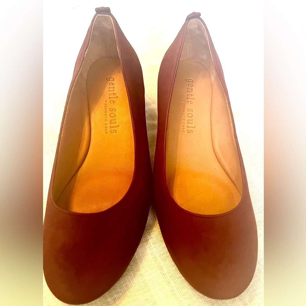Gentle Souls Deep Red Women's Flats - Picture 3 of 10